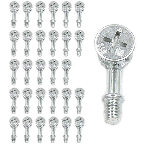 25mm/1inch FarBoat 30Pcs 812 Furniture Connecting Fixing Screw Locking Eccentric Wheel Cam Bolt Nut Fitting for Cabinet Chair Wardrobe 25mm/1inch FarBoat 30Pcs 812 Furniture Connecting Fixing Screw Locking Eccentric Wheel Cam Bolt Nut Fitting for Cabinet Chair Wardrobe
